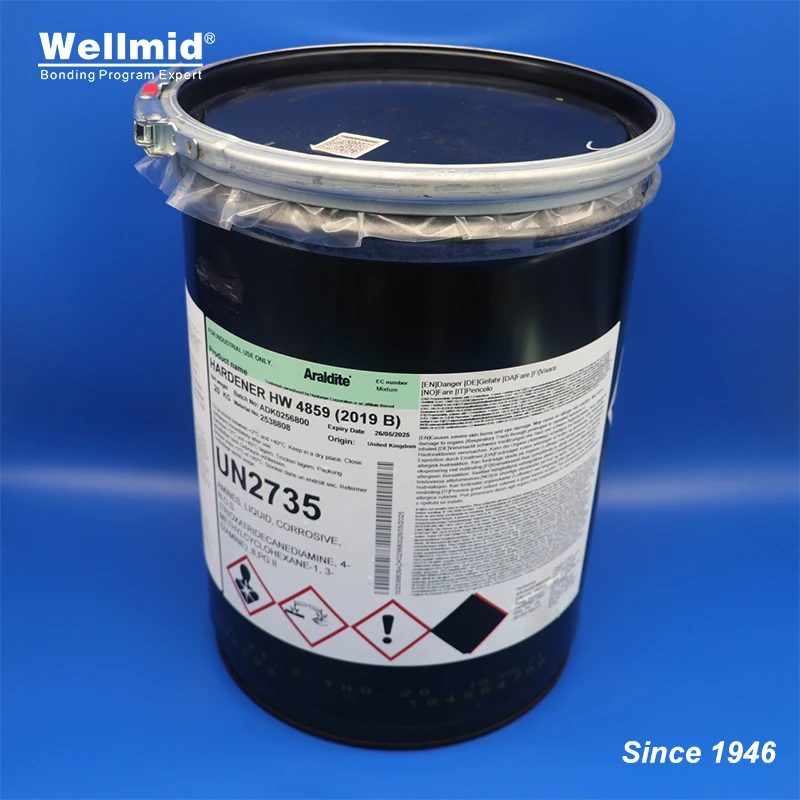 HW4859 Hardener with AW4859 Epoxy Resin is Araldite 2019 CFRP high strength Composite Metal structural 2K glue black adhesive