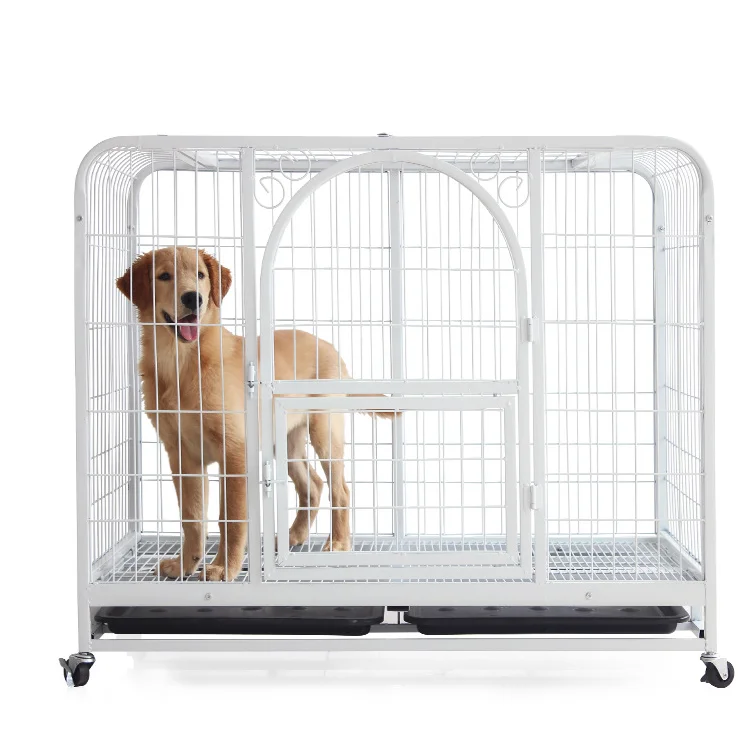 
High Quality Indoor Outdoor Pet Cages Large Metal Mesh Wire Dog Cage 