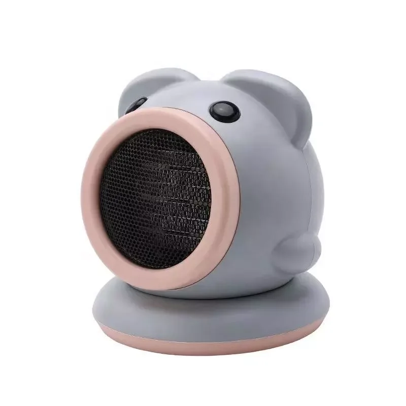 New Arrive Intelligent Mini Home Small Desktop Portable Electric Fan Heaters Shake Mini Fan Warm Heater Fan In Winter
