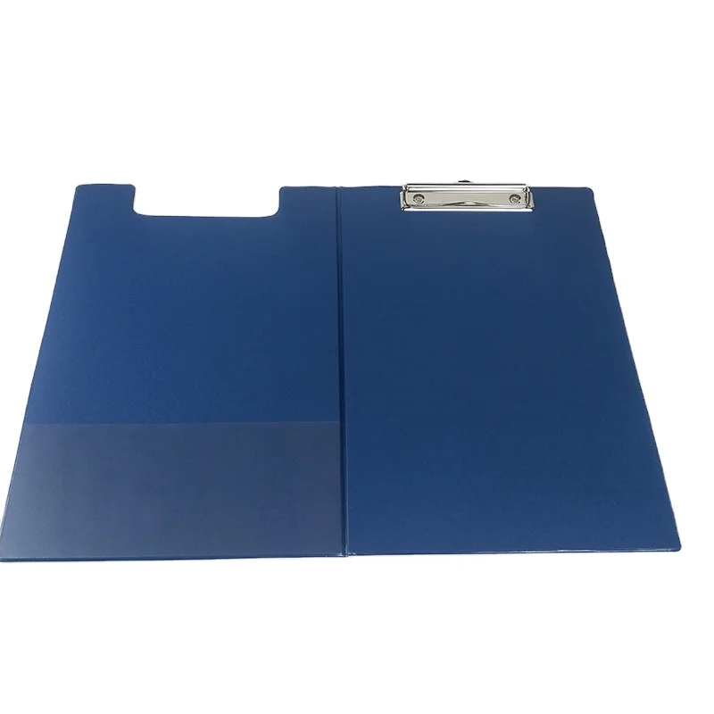 Dingjun A4 office Clip board folder PVC double-layer paperboard double-sided noteboard writing pad folder