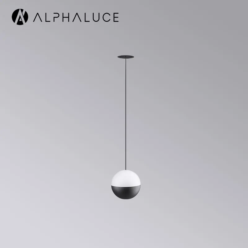 Современный встраиваемый потолочный светильник Alphaluce подвесной светодиодный декоративный