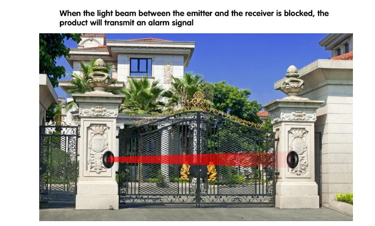 12V 24V ABO-20 Single beam photocell sensor ir sensor for garage door