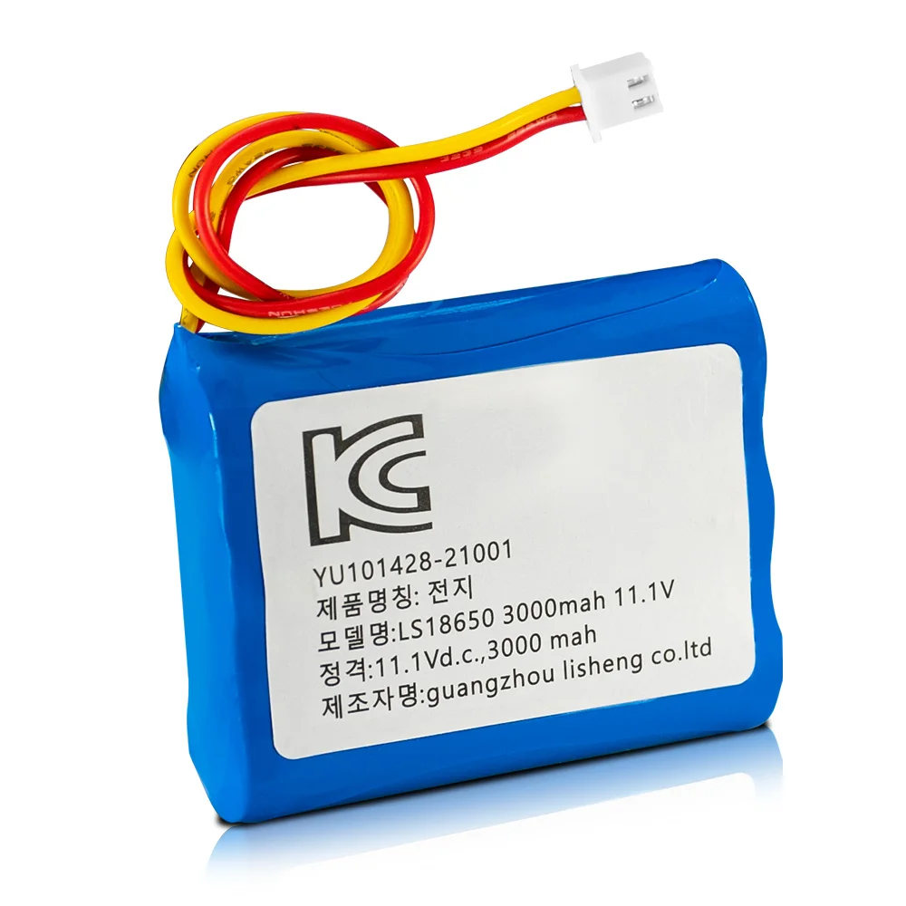 Сертификация KC 3S1P 11 1 В 2600 мАч/3000 мАч 18650 литий-ионный аккумулятор с 5A BMS для резервного питания Ups камеры видеонаблюдения