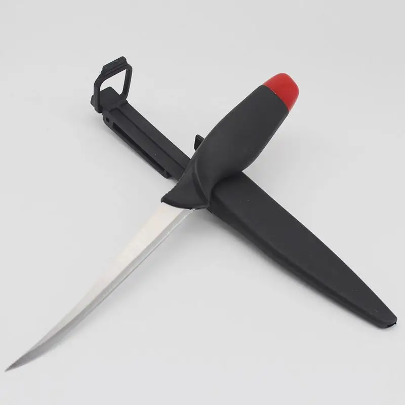 Fish Fillet Knife Kit Flexible Blade Protective Sheath Anti-Corrosion Ideal for Seafood Preparation