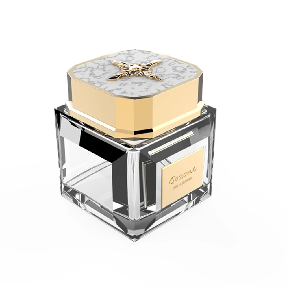 Manufacturer Fancy Round Glass Jars For Saffron