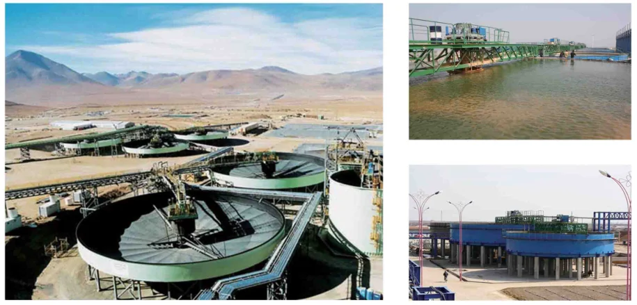 Automatic central drive dewatering industrial concentrate mining thickener