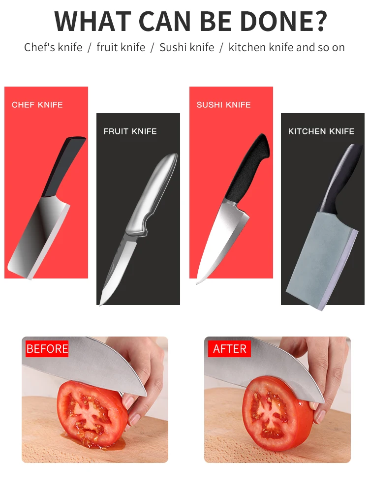 Professional Sharpener Household Small Sharpener Korean mini Tungsten Steel Sharpener Knife Kitchen Tool