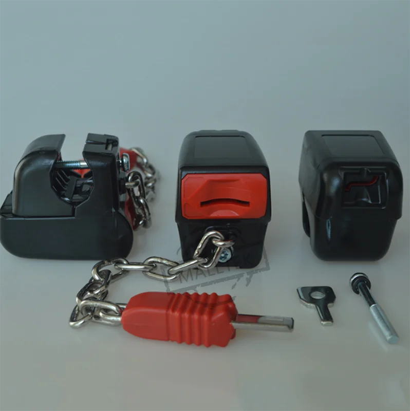 Widely Used Supermarket Shopping Trolley Cart Series Safety Coin Lock