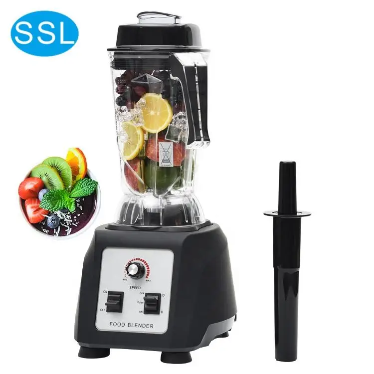Прямая продажа с фабрики 2.5L сверхмощная коммерсиа блендер 1680W смузи мейкер цифровая печатная машина