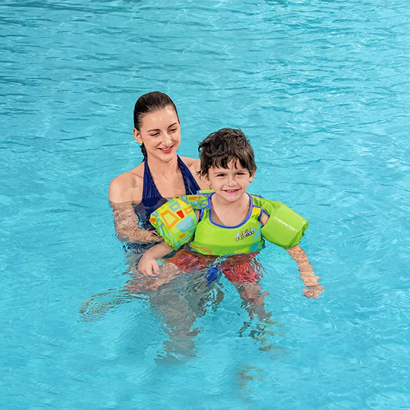 Bestway 32174 Arm ring puddle jumper life jacket kid swim vest life jacket toddler floatie life saving jacket