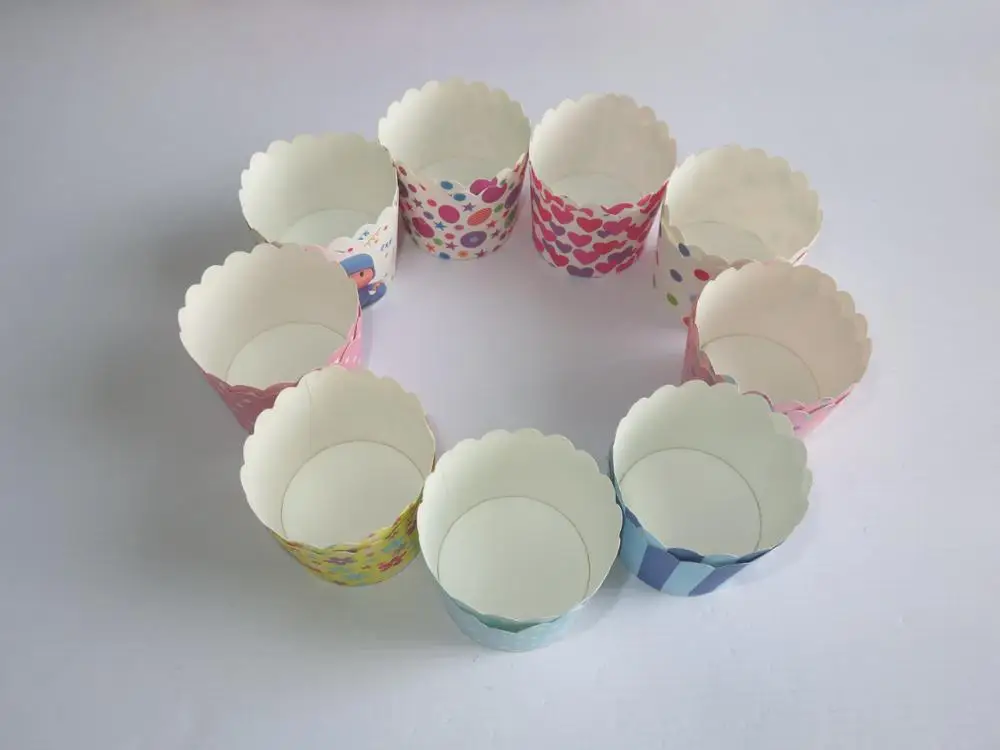 Muffin Baking Cups Disposable Cup Cake Paper Cake Cup Cases Holder Sweetly Little Muffin Cupcake Cases