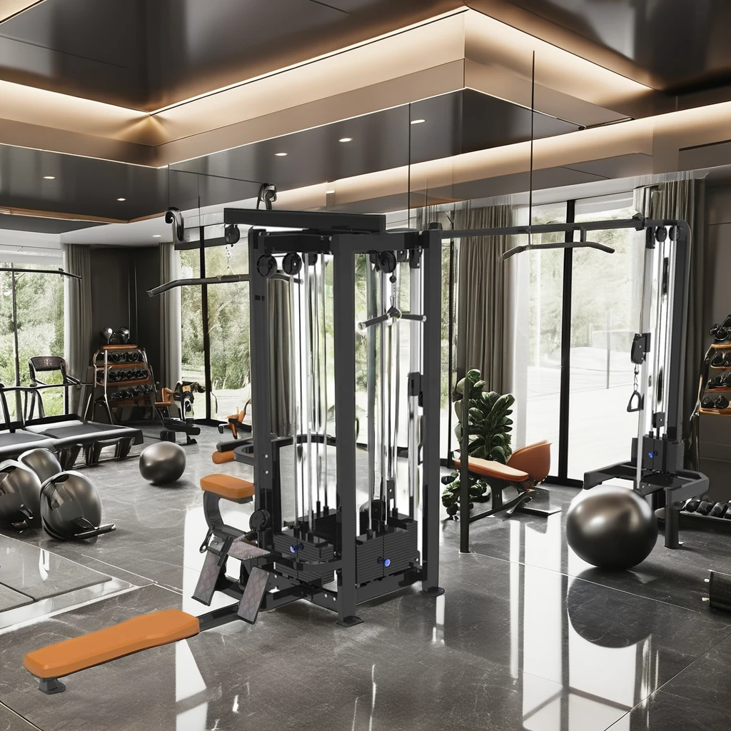Wholesale Commercial 5 Station Gym Equipment exercise fitness machine 5 Stacks 5 In 1 Station Multi Jungle Gym Equipment