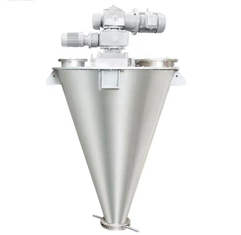 Factory Chemical Powder Mixer Industrial Mixing Single Screw Conical Mixer
