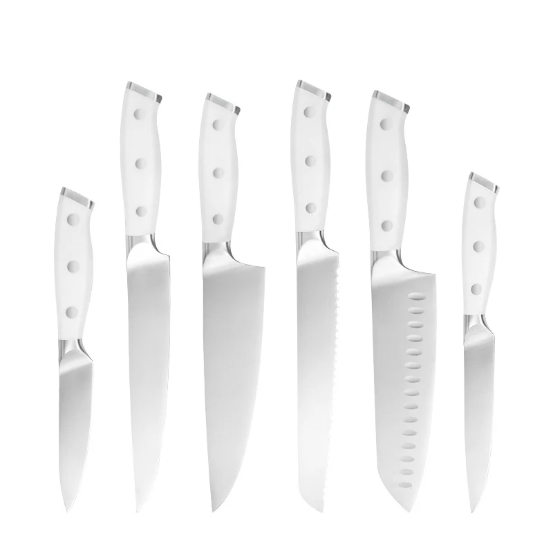 New Design 8 Inch Slicing Knife Super Sharp Stainless Steel Meat Cutting Knife Carving Knife with ABS Handle