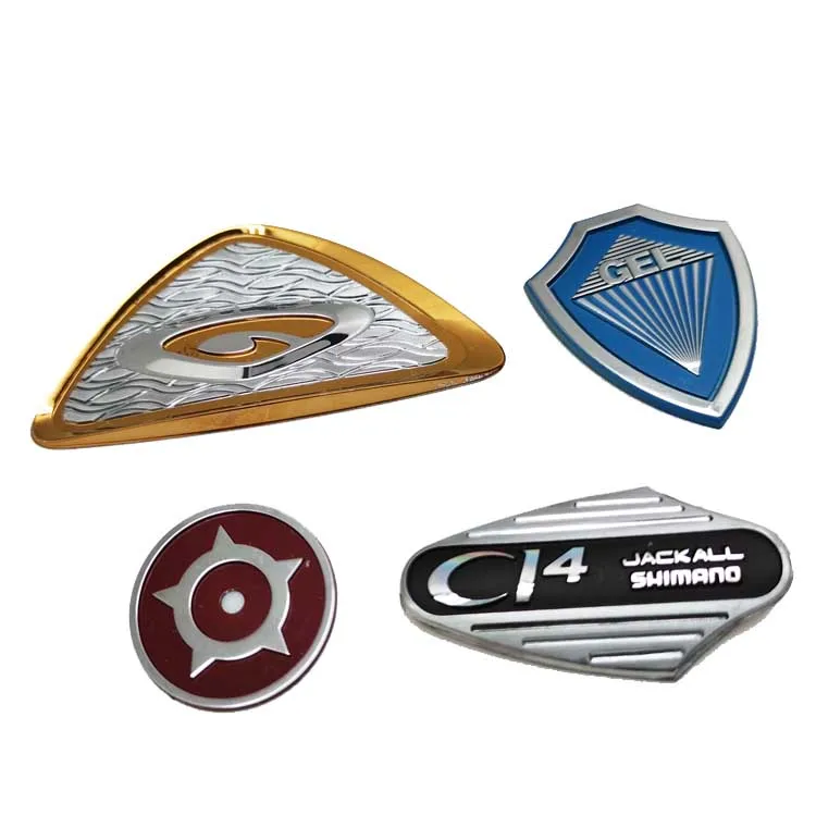 custom metal aluminium nameplate with filling color