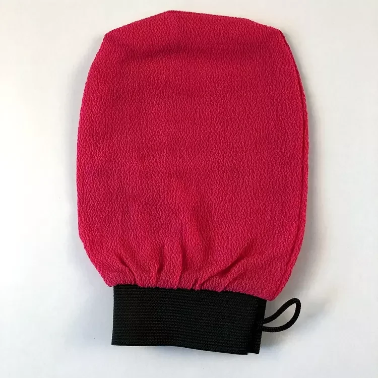 Exfoliating Mitts (1pc) at Home Body Cleaning Visibly Lift Away Dead Skin Great for Spray Tan Removal 100% Viscose Fiber