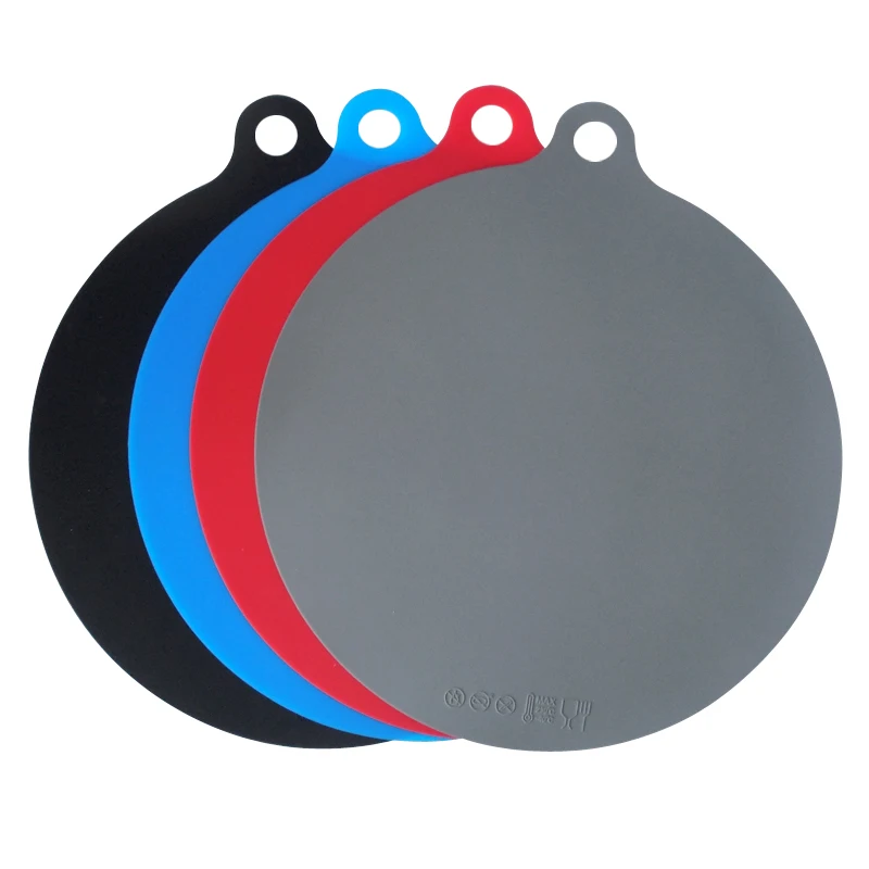 Kitchen Utensils Heat Insulated Pad Round Cooktop Protector Mat Household Silicone Induction Cooker Mat Opp Bag Europe