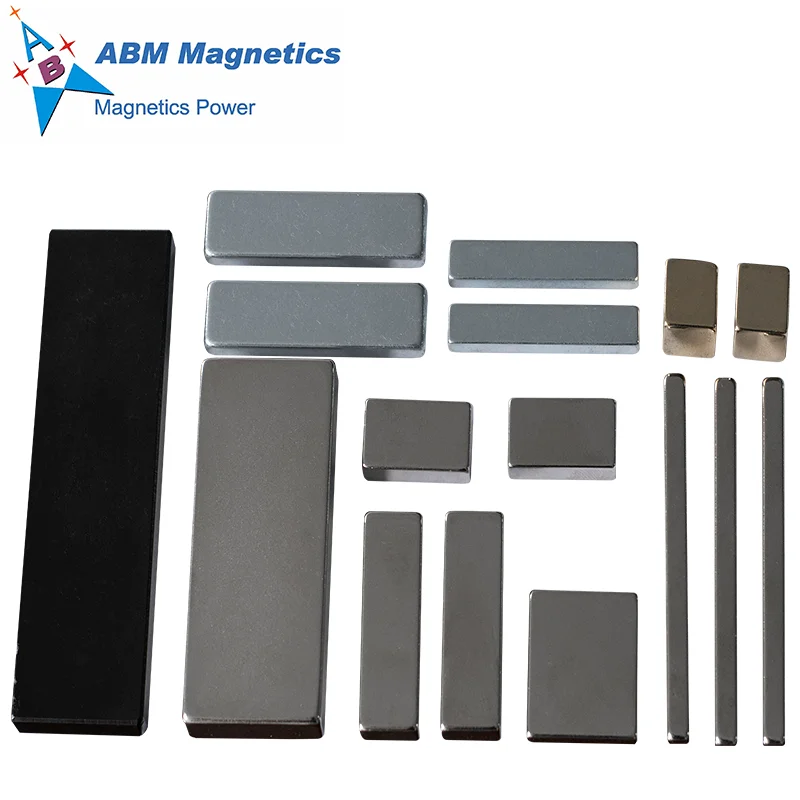 custom metal magnetic neodymium magnet blocks for dc motor