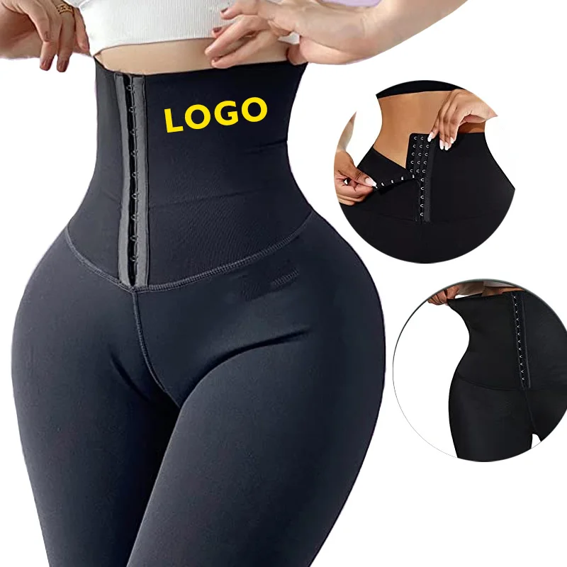 Dropshipping  high waist yoga pants tummy control butt lifter fitness women control waist training leggings