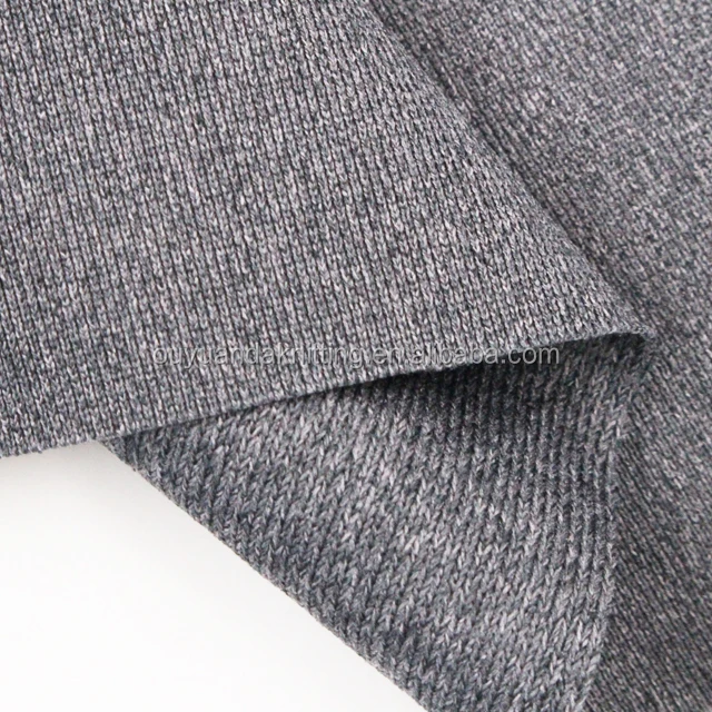 Warp Knitting DTY Polyester Two Tone Knit Fabric For Sport Suit/Gym Wear/Footwear