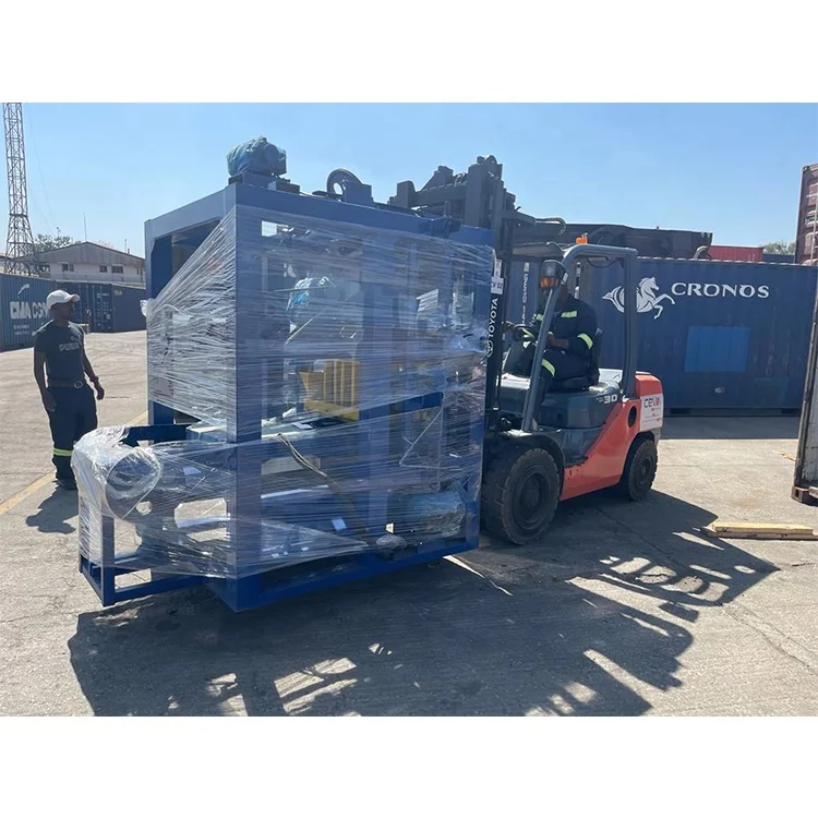 Hot Style QTJ4-26 Auto Hydraulic 3600*1700*2560 mm No Fired Needs Interlocking Hollow Concrete Brick Making Machine for Sale
