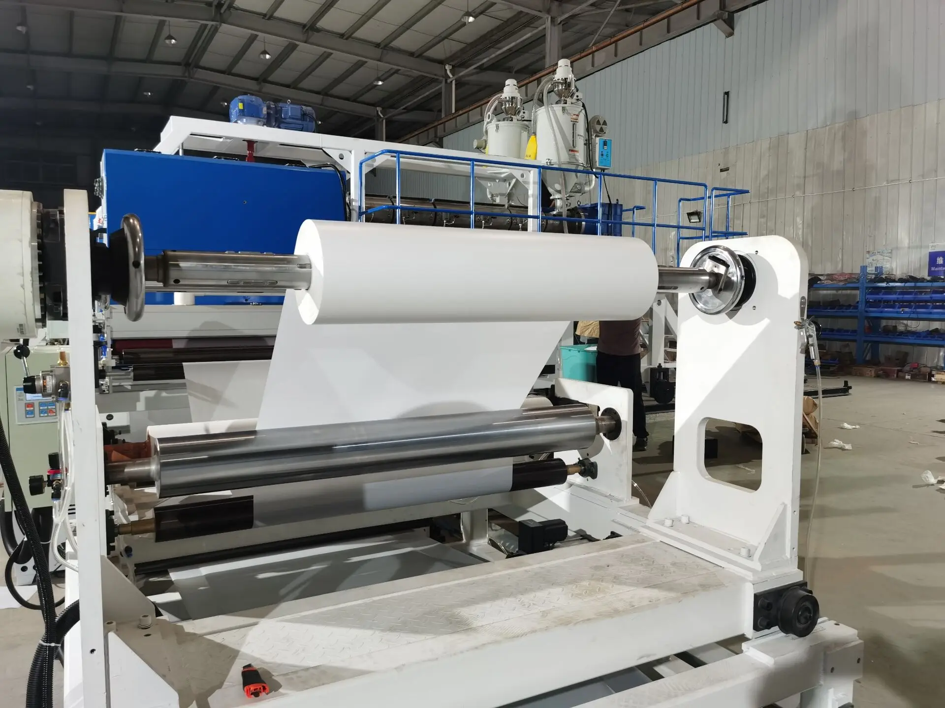 Adhesive Tpu Membrane Extrusion Laminating Machine