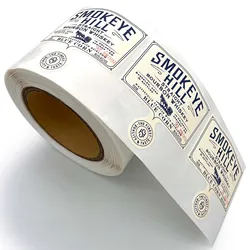 custom waterproof sticker labels custom 3d chrome letter sticker whiskey blue label labels