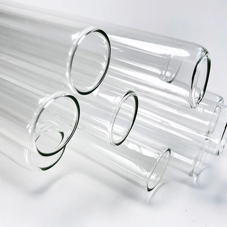 free sample soda lime glass low Borosilicate Glass tube ampoule vial Clear Heat Resistance Glass Tube