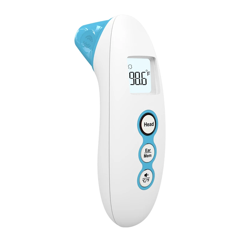 CE certified audiophile forehead infrared medical digital thermometer non-contact liquid crystal infrared thermometer