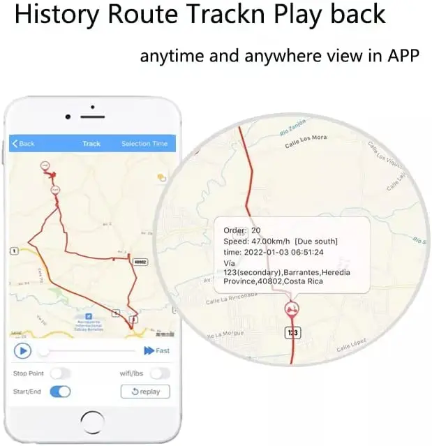 Автомобильный GPS-трекер с функцией защиты от потери позиционирование в режиме реального времени GPS/GSM/GPRS/SMS водонепроницаемый автомобильный трекер защитой