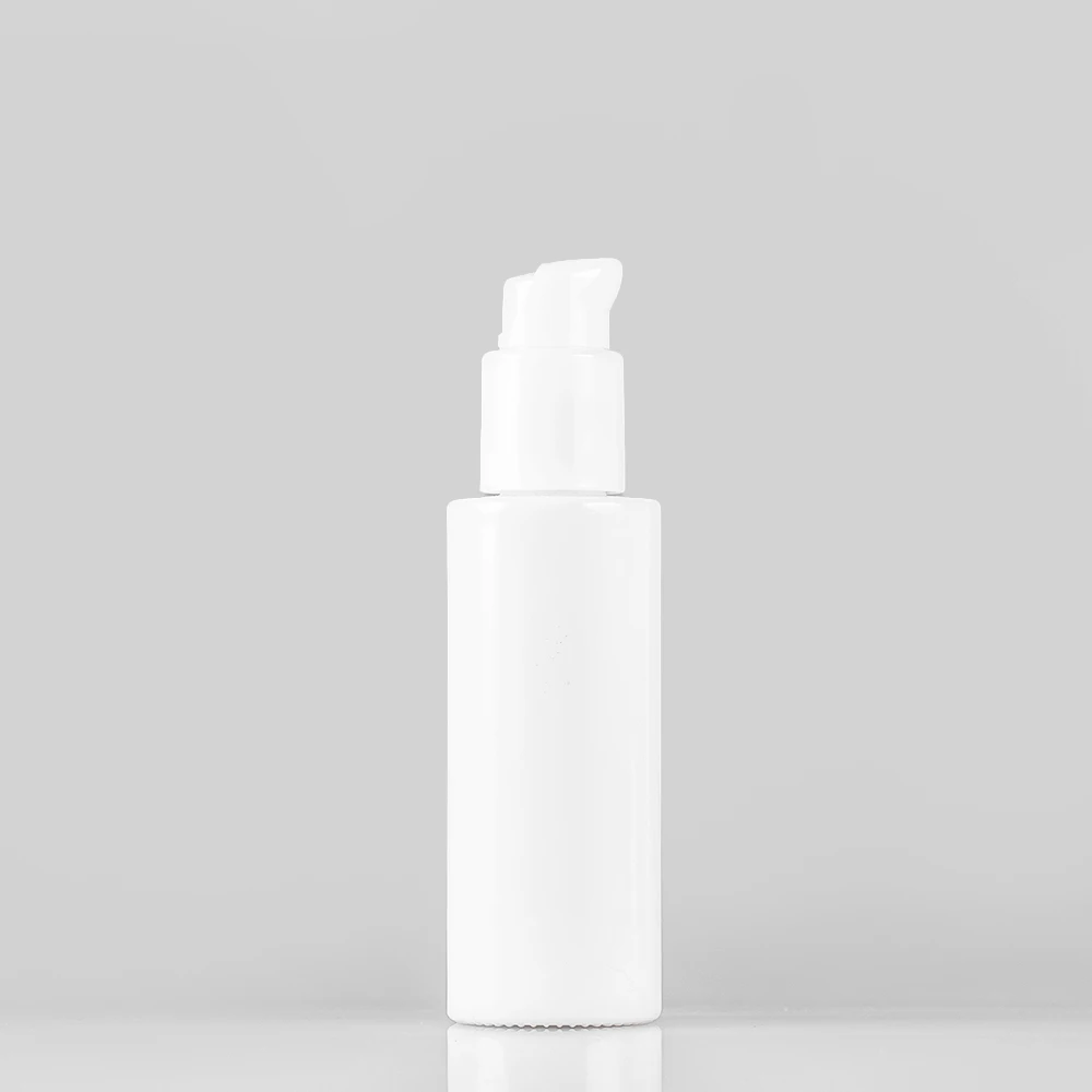 50cl Cylinder opal white glass jar for cosmetics packaging