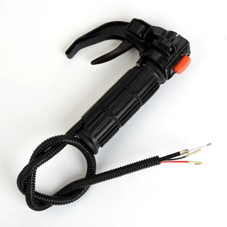 throttle switch for 63cc 52cc Ground drill, throttle harness two-punch cattle angle simple switch