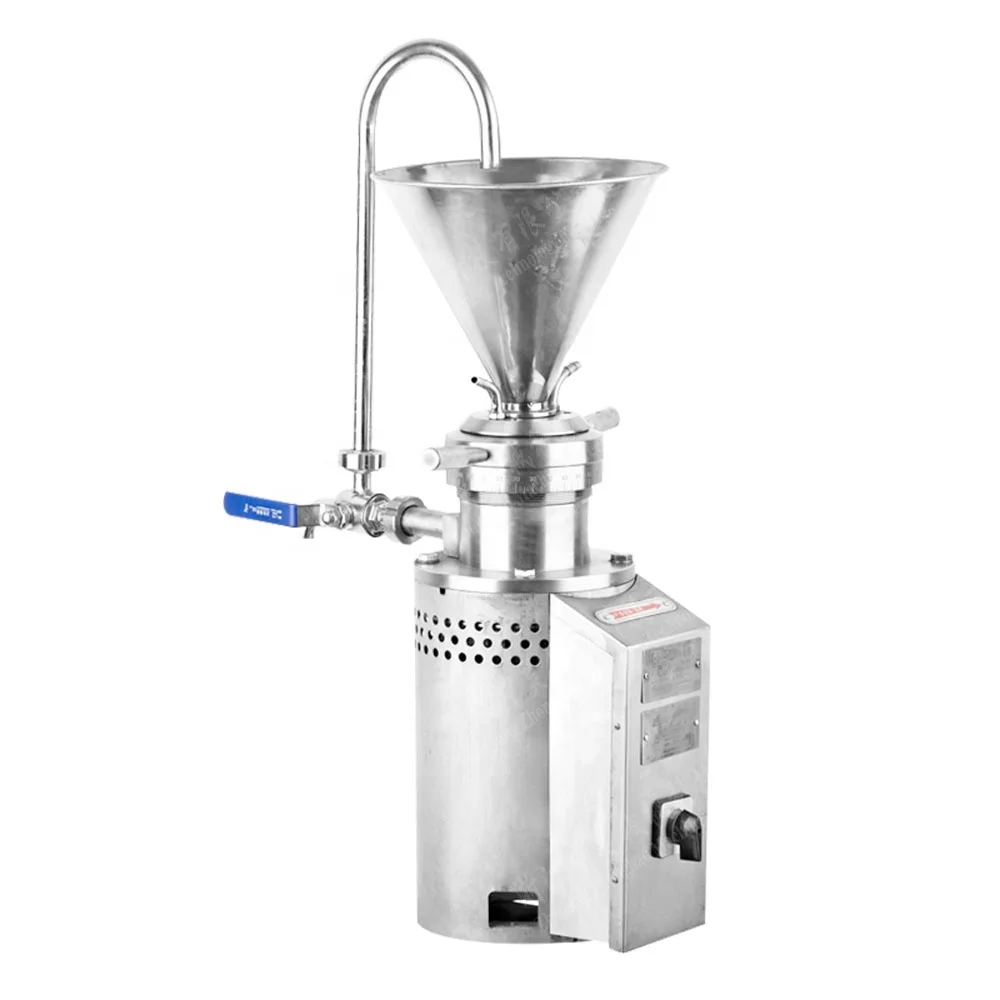 stainless steel Electric industrial cocoa nut Grinding machine manufacturing colloid mill for peanut butter mayonnaise