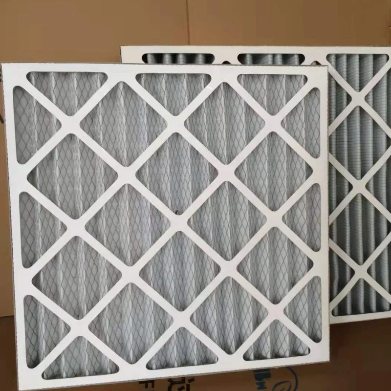 Cheap Price AC Furnace HVAC Pleated Filter Cardboard Frame Merv8 Merv11 Merv13 Air Filter