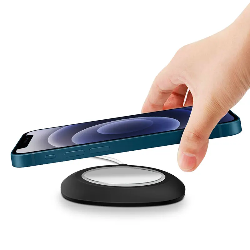 Desktop Rubber Silicon Base Stand For MagSafe Charger Holder Silicone Mount For MagSafe Wireless Charger Bracket Stable Pad Case