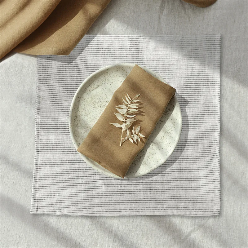 color french wholesale custom restaurant wedding dinner hemstitch events cloth linen table napkin