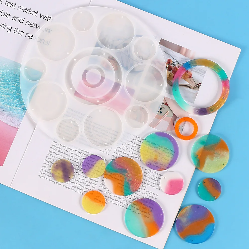 Wind Chime Silicone Molds Eardrop Necklace Casting Mold Epoxy Resin Earring Pendant Jewelry Making