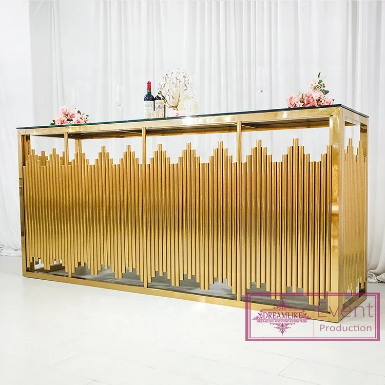 Luxurious bar decor wedding event home family party mini bar tables counter