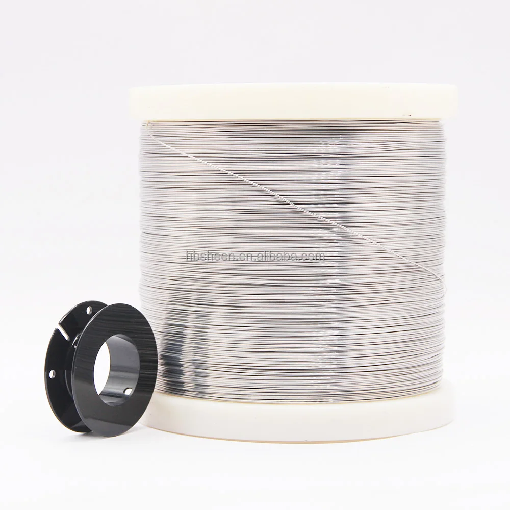 Ni80 prebuilt coil ribbon wire 0.1mm 0.8mm nickel chrome electric heated alloy wire 100ft