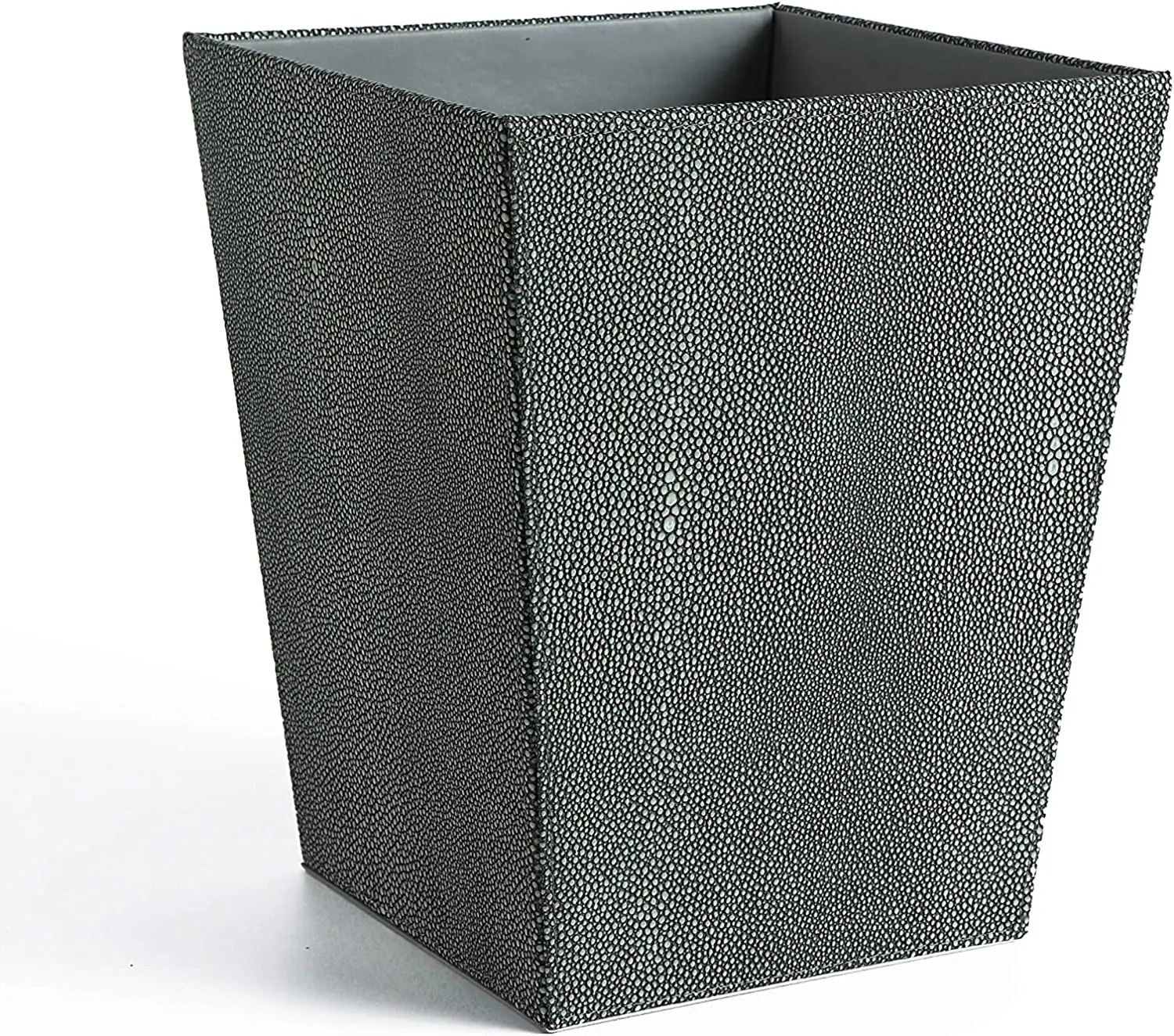 Faux leather Hotel Home Use Indoor Trash Bin Indoor Garbage Cans Waste Containers trash bin hotel