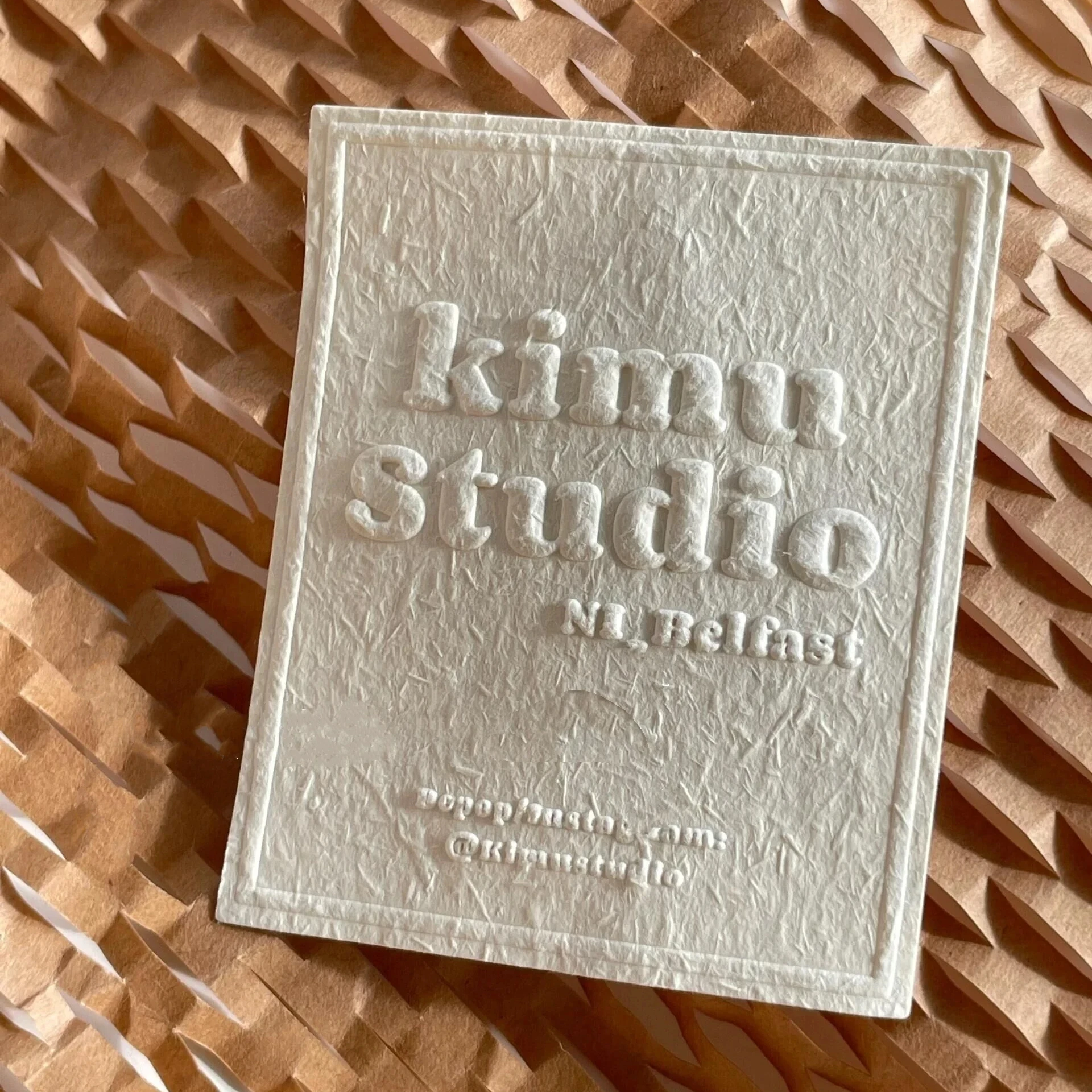 Custom High Quality Stickers The Special Texture Embossed Self Adhesive Packaging Labels Stickers for Business