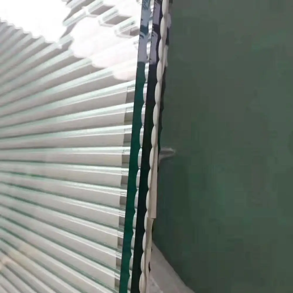 4mm 5mm 6mm 8mm 10mm Obscure Decorative Moru Pattern Glass Sheet for Door Large Size clear Ribbed Pattern Tempered Glass