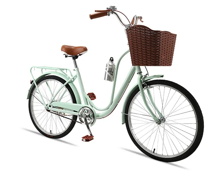 Hot sale OEM 24inch 26' bicycle women adult lady student princess retro city commuting walking work countryside cruiser bike