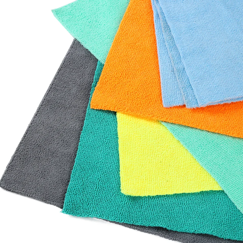cheaper price wholesale for car cleaning towel 300-350gsm customized edgeless microfiber towel for waxing and polishing
