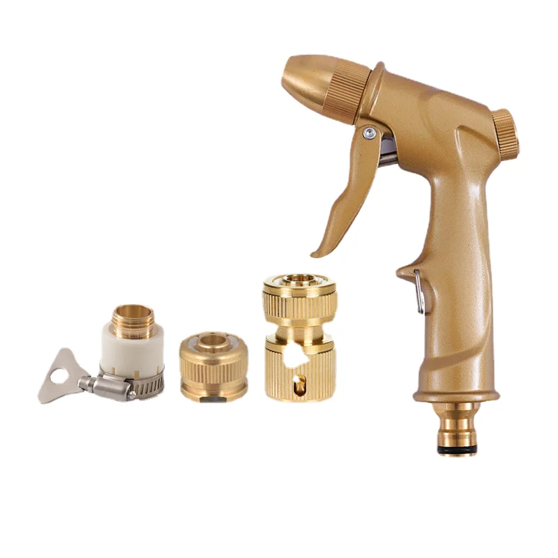 meiyuyuanlin metal Tuhao gold car wash water gun household tools garden watering flowers