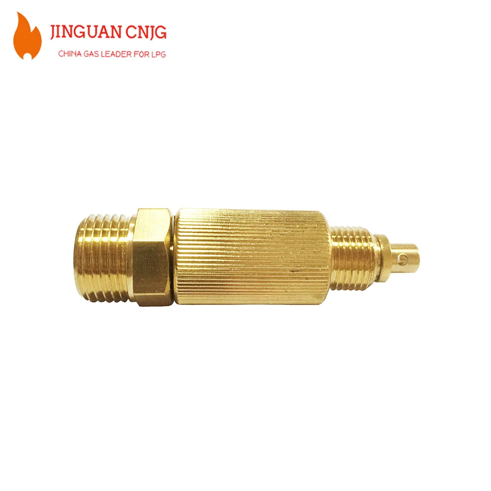 CNJG Nigeria, Kenya LPG Gas Inflation Valve, 3kg, 5kg, 6kg Brass Nozzle for Cylinder