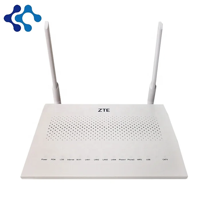 Оригинальная английская прошивка ZTE F668 FTTH HGU 4GE + 2TEL + CATV + Wifi маршрутизатор ONT Gpon Onu