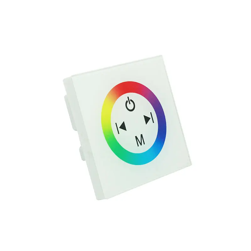 Постоянный ток 12-24V диммер настенный сенсорный Rgb светодиодный пульт дистанционного управления для светодиодной полосы