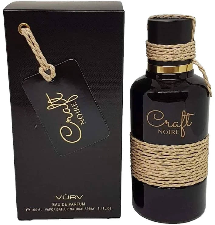 Perfume Craft Noire Eau de Perfume 100 ML by Al Zaafraan Dubai Arabic Perfumes, Smoked Tobacco,Geranium, Cinnamon Fragrance