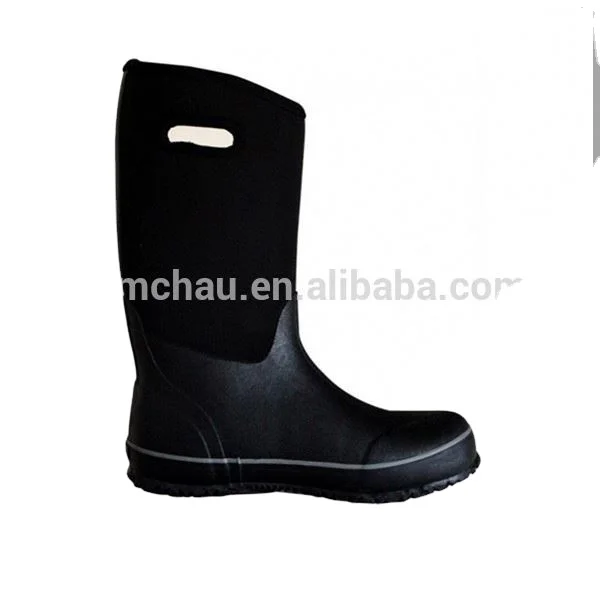 Steel toe dirt-proof waterproof farm rain galoshes rubber dustproof boot for men